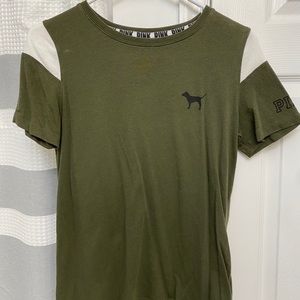 PINK Green T-Shirt